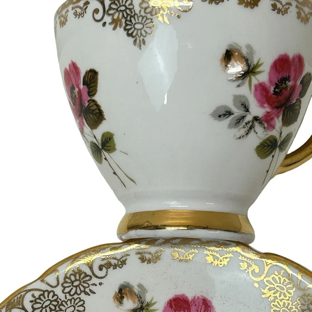 Vintage H&M Sutherland Footed Cup and Saucer
